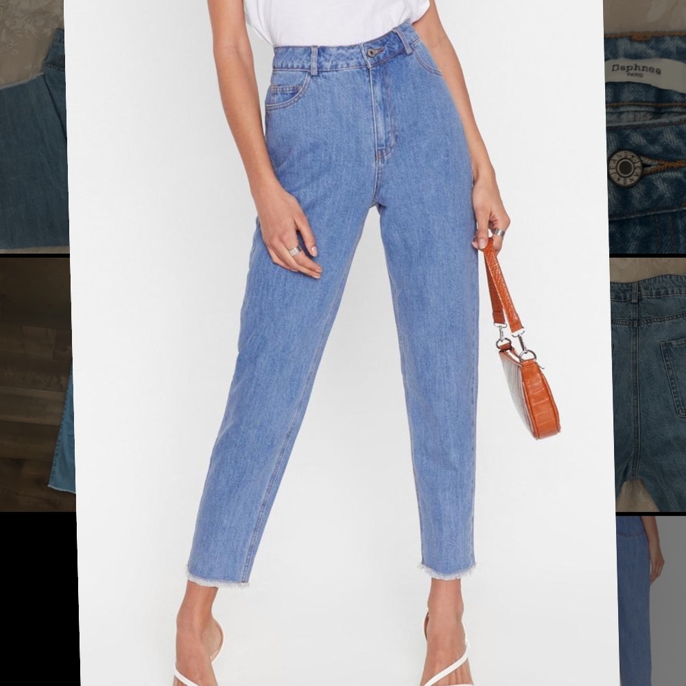 Nasty Gal x Daphnea Paris Mom Jeans